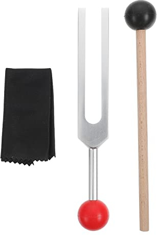 1 Satz Stimmgabel-toner Stimmgabel Aus Metall Stimmgabel Für Stimmgabel Medizinisch 528-hz-stimmgabel Hammer Stimmgabel Für Chakra Yoga-outfit Musik Tuner