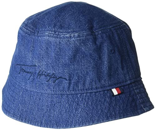 Tommy Hilfiger Herren Fischerhut, Tommy Denim, SMALL