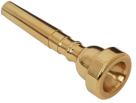Trompetenersatz 7c für Trompete aus Kupfer in Gold | C-trompete und Hohe Lage, Präziser Klang, Passend für Bach und Andere Marken Spieler