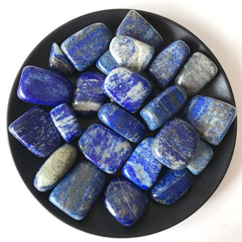 CZAOINCU Naturel Grand Lapis Lazuli Gravier Cristal Original Pierre Granule Fish Tank Fleur Aménagement Paysager Décoration 100g Pierre Collecte à Domicile