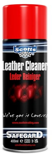 Scott's Premium Leather Cleaner & Conditioner | Restore, Clean, Condition & Protect Car Interior, Seats, Trim, Dashboards & Upholstery 400ml Spray | Natural pH with Fresh Fragrance