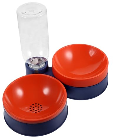 Distributeur Automatique Deau pour Petits Chiens Et Chats - Système Antidérapant - Outil Dalimentation Amovible pour Animaux De Compagnie