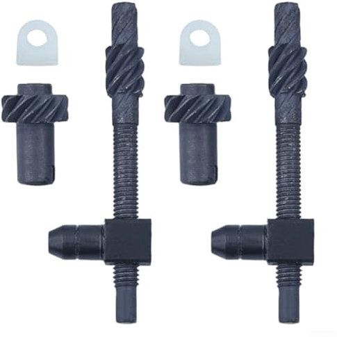Zilimontt 2 Sets Of Chain Adjuster Tensioner Screw,Chainsaw Bar Adjuster,Lawn Mower Chain Adjuster Tensioner Chainsaw Replacement,Compatible With Models 435455450 and 575260403