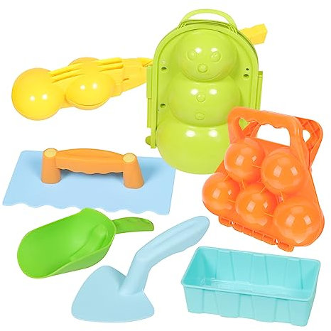 BESTonZON Schneespielzeug Aus Kunststoff Schneemann-bastelset Kompakter Clip Für Draußen Tragbares Bastelset Hübsches Spielzeug Für Kinderbedarf Geeignet Für Schnee Sand Und Matsch