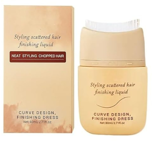 Gel per capelli con pettine, cera per capelli stick per controllo dell'effetto crespo, siero per capelli gel Quick Fix per flyaway e estremità randagi, idratazione profonda, tenuta a lunga durata