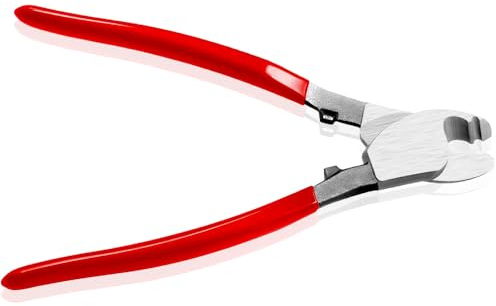 210mm 8 inch Wire Cutter Multifunctional Pliers for Cutting Aluminum and Copper Wires or Plastic Sheathing Manual Cable Stripper Portable Cable Cutter Suitable for Industrial and Electrical Repairs