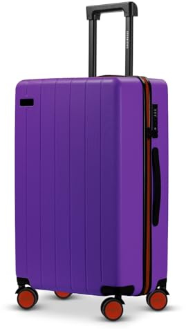 ETERNITIVE - Joy Valise Cabine | Bagage a Main en ABS | Taille: 54 x 35,5 x 21 cm 37L | Valise Rigide avec Serrure TSA | Valise a 4 Roulette 360° | Violet