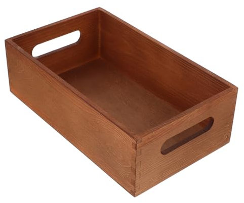 Holibanna Holz-aufbewahrungsbox Kleine Schreibtischbox Aus Massivholz Mehrzweck-aufbewahrungsbox Für Kleinteile Werkzeugkiste Aus Holz Aufbewahrungskiste Für Büro Und Zuhause