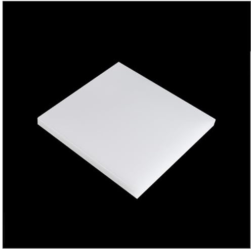 CXGBQSJ Lastra in Nylon PA6 Lavorabile,Pannello in Plastica Tecnica Bianca Ad Alta Resistenza All'Impatto per Componenti Industriali, Ingranaggi, Rulli,500 * 500 * 25mm