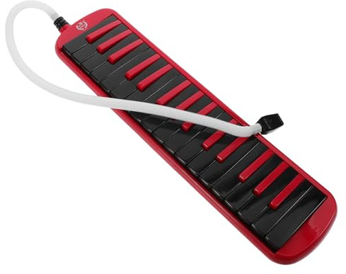 Milisten 32-tasten Sopran Melodica für Anfänger mit Mundstück Tragekoffer und Eva Tasche Leichtes Blasinstrument für Erwachsene