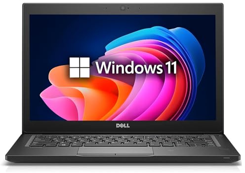Dell Ordenador portátil Latitude 7290 Business de 12,5 pulgadas (1366 x 768), Intel Core i5-7300U, 16 GB de RAM, 256 GB SSD, teclado QWERTY japonés, Windows 11 Pro (reacondicionado)