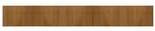 Yisssmeng Bambusteppich Braun 70x500 cm Rechteckig Modernes Design mit Rutschfester Unterseite Robust und Langlebig für Wohnzimmer Schlafzimmer Flur Esszimmer Balkon