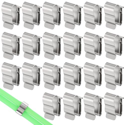 50 Stück Edelstahl Kabelclips Solar Kabelklemmen | Solarmodul Kabelbinder Rägerklemme Pv Kabel Clip Für Solaranlagen, Anhänger Chassis Kabelhalter, Laptop Ethernet Kabel Büro