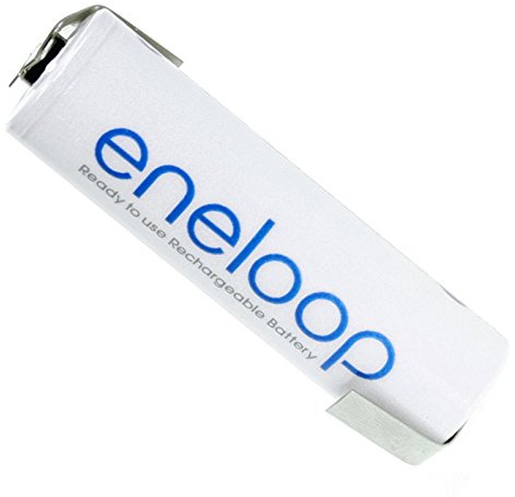kraftmax 10er Pack Eneloop Mignon AA Akkus mit Lötfahne Z-Form - 1,2 Volt / 2000 mAh inklusive hochwertiger Akkubox