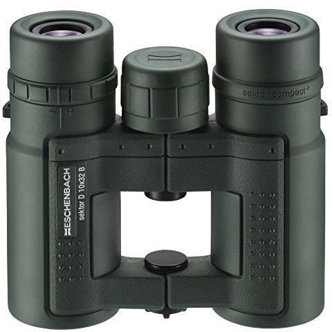 Eschenbach Optik Sektor D compact+ 10x32 Fernglas – der leichte Allrounder für gehobene Ansprüche für Wanderung, Vogelbeobachtung, Wildbeobachtung in der Natur - geeignet für Brillenträger