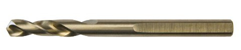 Führungsbohrer HSS CO 5, geschliffen Ø 6,35 x 102,0 mm mit Kreuzanschliff, Ersatzbohrer für A4