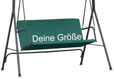 Ferocity Stylish Personalised Cover Replacement Swing Chair Seat Patio Hammock Top Garden Outdoor Your Size to Order Green [101]