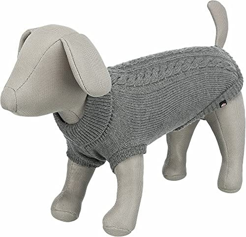 Trixie Kenton Pullover, S:36cm, Grau, Pullover, Hüte, Kleidung, Schuhe, Hunde