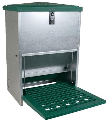 Feedomatic Geflügelfutterautomat mit Trittplatte für 12 kg Futter