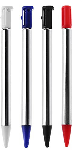 Stylets Courts réglables pour Stylet Tactile Extensible 3DS DS (Blanc)