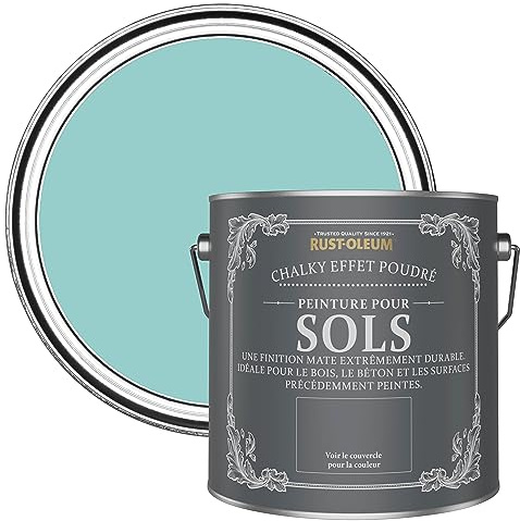 Rust-Oleum Blue Scratch-Proof Floor Paint in Matt Finish - Teal 2.5L