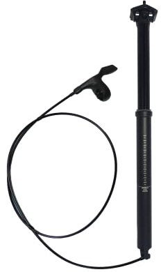 Limotec A1 Höhenverstellbare Vario Sattelstütze in 27,2/30.9/31.6/34.9Ø mit Hub 75/100/125/150/170/200mm aus Alu (34,9mm / Hub 170mm)