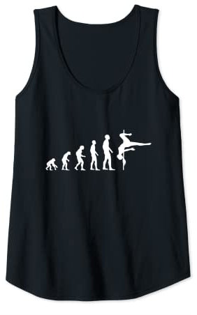 Damen Evolution Pole Dance Mann Humor Geschenkidee personalisiert Tank Top