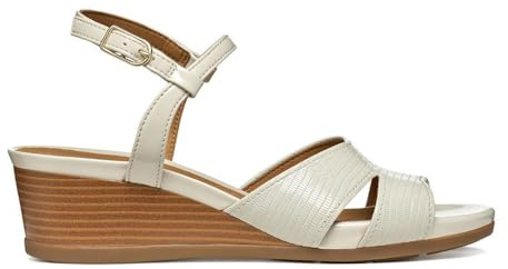 Geox Sandalo da donna D Marykarmen A Wedge, sabbia Lt, 38 EU