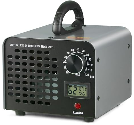 VEVOR Generatore di Ozono Purificatore d'Aria 36000 mg/h per Sanificare Aria Commerciale Industriale 115W Grande Capacità 0-120 Min. Timer Regolabile, Uso Commerciale