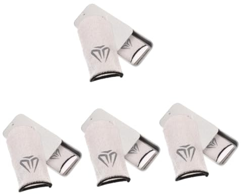 jojofuny 4paare Mobile Gaming Finger Sleeves Atmungsaktive -schutz-sleeves Aus Silberfaser Für Gameplay Schweißschutz Und Verbesserten Komfort Beim Spielen