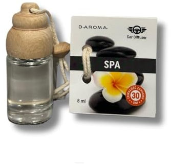 Rimorchio auto D-Aroma Diffusore per auto, 8 ml, scopri il deodorante aromatico viaggio 07 Spa