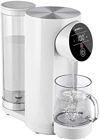 Dispensador de agua inteligente de 1,2 L, dispensador de agua caliente instantáneo con instrucciones de descalcificación, tres segundos, regalo ligero, hogar automático