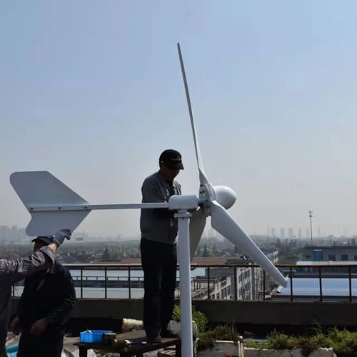 Turbinas eólicas horizontales de 3000 W, 3 Aspas aerogenerador turbina eólica de 24V 48V 96V 220V molino de viento energia eolica trifásico molinos eolicos para sistema fuera de la red o en la red