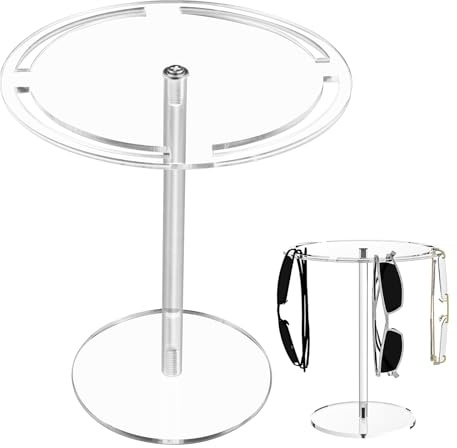 Portagafas Para Varios Pares De Gafas, Organizador Gafas Sol, Portagafas, Soporte AcríLico Giratorio 360° RáPida InstalacióN, Adecuado Guardar En La DecoracióN Del Hogar