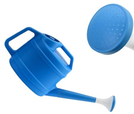Kixolazr Pflanzengießkanne – Abnehmbarer Wasserkrug zum Bepflanzen, große Kapazität, Langer Auslauf, Sprinklerkopf, Wassertopf, Outdoor-Sprühbehälter für Garten, Terrasse, Rasen, Gewächshäuser