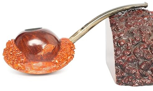 Heysong Pipes faits à la main en bruyère méditerranéenne – Forme d'animaux délicatement sculptée à la main (H70223Q3W1K)