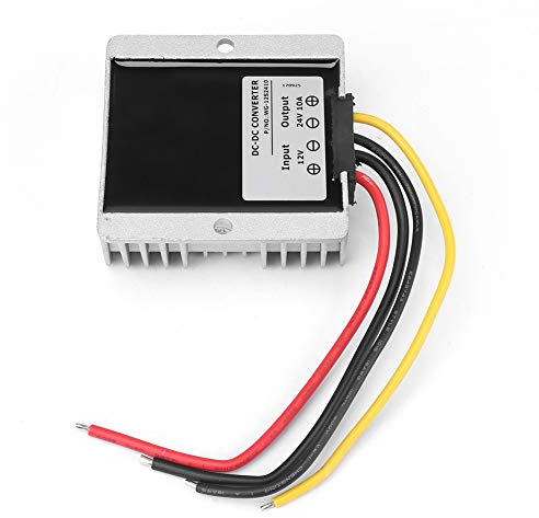 Omquot Convertitore elevatore di tensione, modulo regolatore di tensione ad alta potenza, 240 W, per uso esterno, impermeabile IP68