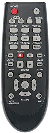AK59-00118A Telecomando Fit for Samsung DVD Player DVD-C450 DVD-P490 | DVD-D360 DVD-P390EDC DVD-P390 DVD-D360/ZF DVD-P390XEL DVD-P390XEO