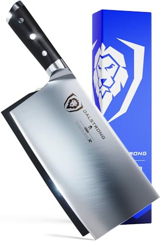 DALSTRONG Chinese Cleaver Knife - 9 - Gladiator Series - Forged German HC Steel - G10 Handle - w/Sheath - NSF Certified