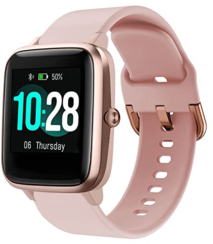 SUGARJAR Strap For ID205L,19mm Silicone Band for Veryfitpro,LETSCOM,Yamay fitness,Letsfit,LIFEBEE,GRV,Willful,Popglory,Blackview,TEMINICE,ID205S ID205G ID215G ID216 SW020 SW023 WF021 WF025 Uwatch3