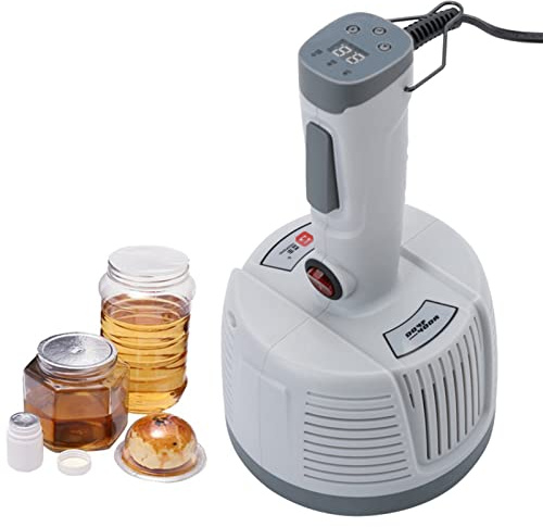 Handheld Electromagnetic Induction Sealer, Aluminium Foil Microcomputer Plastic Bottle Cap Sealing Machine, Power & Time Adjustable, for Plastic Glass Bottles Caps (20)