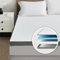 Degrees of Comfort Matratzen Topper 160x200cm, 8cm Höhe Zwei Härtegrade H2&H3, Mattress Topper aus Gel Memory Foam Mit Atmungsaktiver Abnehmbarem Matratzenbezug Öko-Tex Zertifiziert