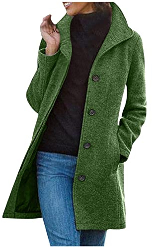 Zeiayuas Tweedjacke Damen Tweed Jacke Freizeitmantel Herbstjacke Mantel Grauer Blazer Damen Blazer Sportlich Elegant Herbst und Winter Freizeitkleidung Blazer Oversized
