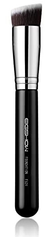 Abgewinkelter Foundation Pinsel, EIGSHOW Kabuki Make-up Bürste für Flüssigkeit, Creme und Pulver flüssigem Mineralpuder, zum Auftragen von Grundierung und zum Stippling