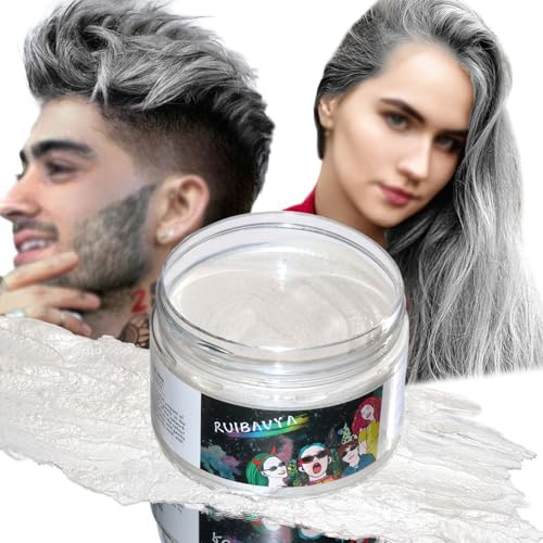 Temporäre Haarfarbe Wachs Natürliches Haarfärbewachs Auswaschbare DIY Haarfärbemittel Wachs für Halloween Weihnachtstag Partys Cosplay