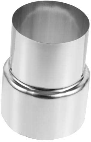 jojofuny Adaptador Reductor Instalación Fácil y Resistente de Escape de Acero Inoxidable Conversión de Diámetro 5cm a 6cm para Calentador de Gas