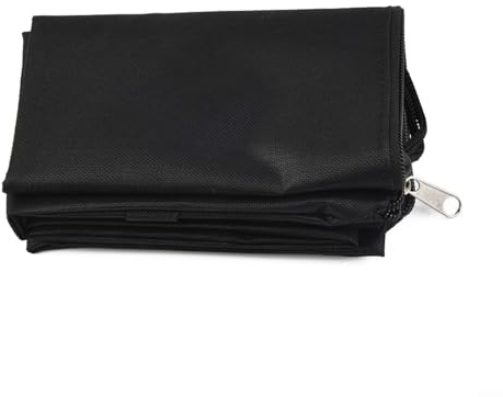 HEIBTENY Bolsas de colección, soplador de hojas, bolsas de aspiradora para jardín, césped, patio, trituradora, 60 x 44 x 35 cm (negro)