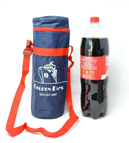 Blue 2LTR 2 Litre Bottles XXL Portable Flexible Cooler for Beach Camping Thermal Bag Camping Cooler Camouflage Military 3L 4L