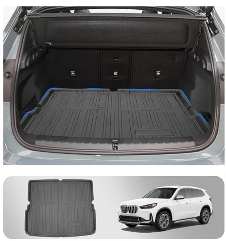 SHAOHAO kompatibel mit BMW X1 iX1 U11 2022 2023 2024 Auto Stiefel Schutz Matte Kofferraum Schutzmatte Auto Zubehör Stamm Stiefel Matten Pad Innen Wasserdicht Verschleißfest X1 U11 2024