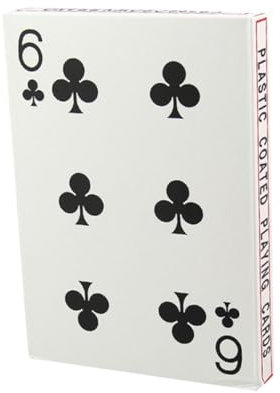 NAMOARLY Große Spielkarten Poker Satz 4-Fach Vergrößert Papierpokerkarten Mit Zähigkeit Langlebiges Kartenspiel Für Familie Büro Und Bar